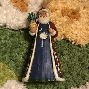 Jim Shore South Carolina Santa ornament